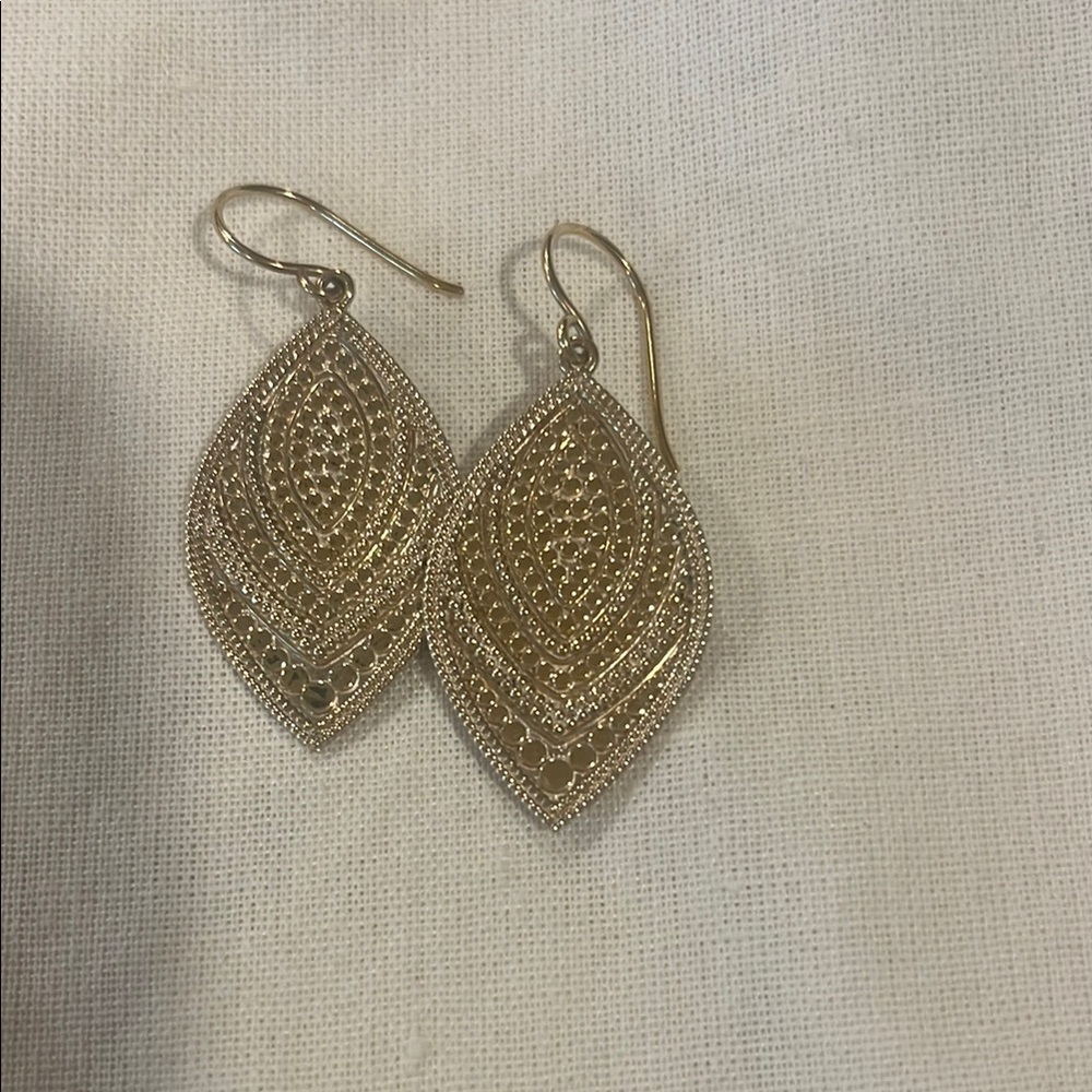 Anna Beck Gold Dangle Earrings